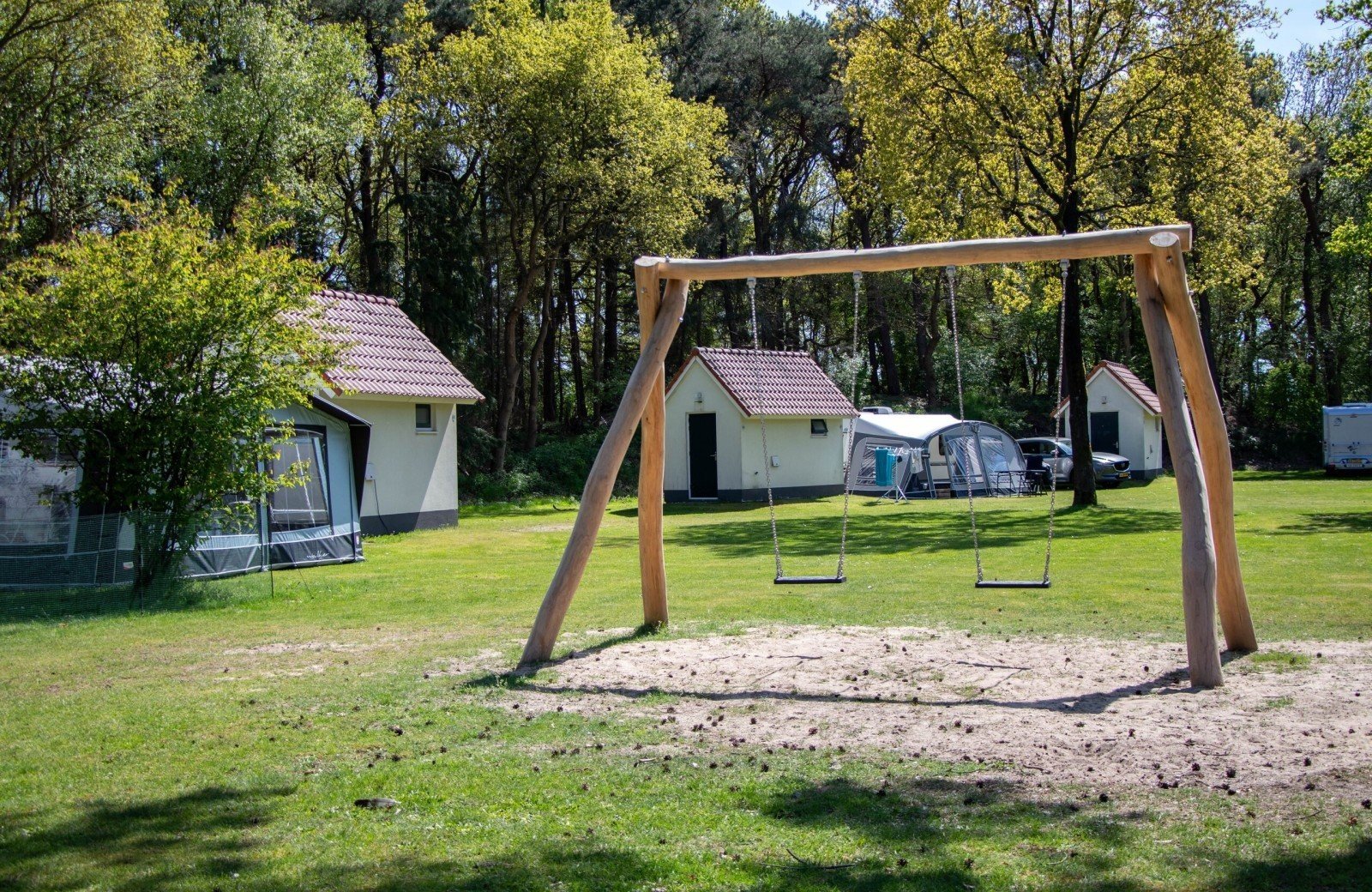 Hazepad met schommel