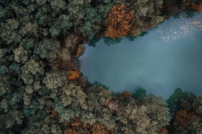 Recreational lake Het Blauwe Meer