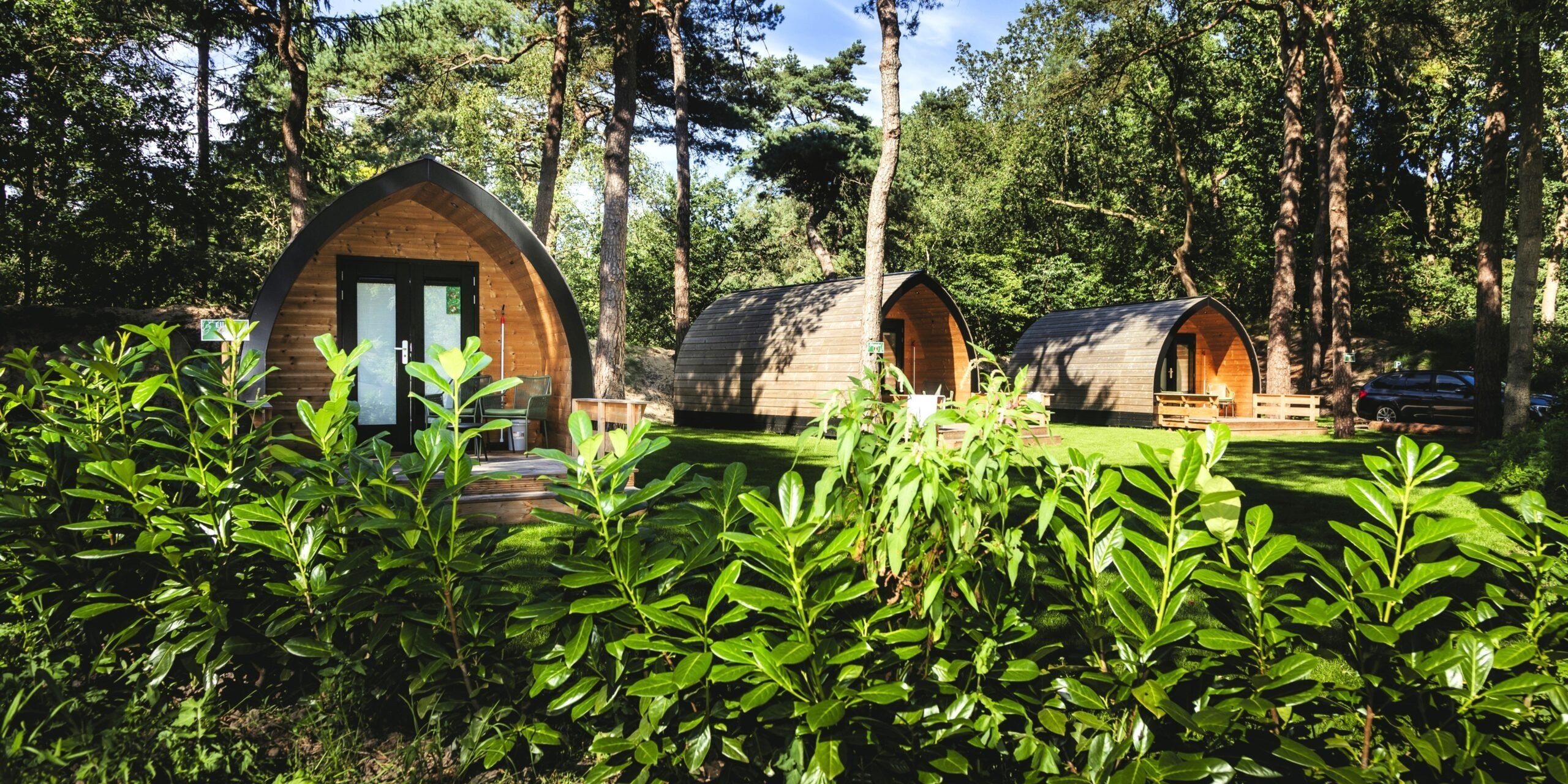 Glampingtenten & Hotelpods