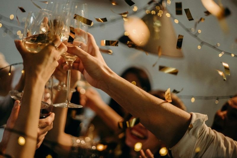 Silvester in Holland ansto&szlig;en